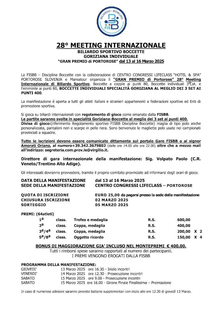 Boccette Goriziana